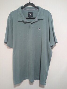 Nantucket Whaler | Embroidered Whale Logo Short Sleeve Polo Shirt In Blue-Green